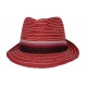 Chapeau de paille Asley rouge ANCIENNES COLLECTIONS divers