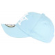 Casquette NY Bleu Clair et Blanche Classe Visiere Baseball Stazky CASQUETTES Hip Hop Honour