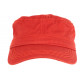 Casquette Militaire Rouge Corail Army en Coton Tendance Cliff CASQUETTES Léon montane