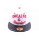 Snapback JBB couture blanche et rouge ANCIENNES COLLECTIONS divers