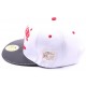 Snapback JBB couture blanche et rouge ANCIENNES COLLECTIONS divers