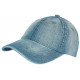 Casquette Baseball Jeans Denim Bleu Clair Coton Hipster Mevyk CASQUETTES Léon montane