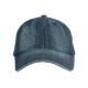 Casquette Baseball Jeans Denim Bleu Fonce Coton Hipster Mevyk CASQUETTES Léon montane