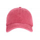 Casquette Baseball Rouge 100% Coton Classe Confort et Tradition Sellyk CASQUETTES Léon montane