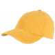 Casquette Baseball Jaune en Coton 100% Coloree et Confortable Sellyk CASQUETTES Léon montane