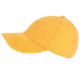 Casquette Baseball Jaune en Coton 100% Coloree et Confortable Sellyk CASQUETTES Léon montane