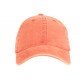 Casquette Baseball Orange en Pur Coton Tendance et Confortable Sellyk CASQUETTES Léon montane