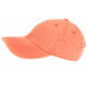 Casquette Baseball Orange en Pur Coton Tendance et Confortable Sellyk CASQUETTES Léon montane