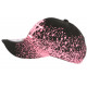 Casquette Baseball Enfant Rose et Noire Tags Streetwear Wavy 7 a 12 ans ANCIENNES COLLECTIONS divers