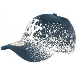 Casquette Baseball Enfant Bleu Marine Print Tags Streetwear Wavy 7 a 12 ans ANCIENNES COLLECTIONS divers