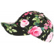 Casquette Enfant Noire Fleurs Roses NY Baseball Bora de 7 a 12 ans ANCIENNES COLLECTIONS divers