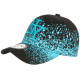 Casquette NY Bleue et Noire Print Tags Streetwear Baseball Wava ANCIENNES COLLECTIONS divers