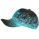 Casquette NY Bleue et Noire Print Tags Streetwear Baseball Wava ANCIENNES COLLECTIONS divers