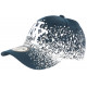 Casquette NY Bleu et Blanche Graphisme Tags Streetwear Baseball Wava ANCIENNES COLLECTIONS divers
