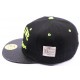 Snapback JBB Couture Noir et Jaune Fluo ANCIENNES COLLECTIONS divers