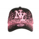 Casquette NY Rose et Noire Esprit Tags Streetwear Baseball Wava ANCIENNES COLLECTIONS divers
