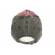 Casquette Baseball Vintage Rouge et Grise en Coton Griffe NY Retro CASQUETTES Léon montane