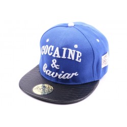 Snapback JBB Couture Bleu et Noire ANCIENNES COLLECTIONS divers