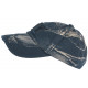 Casquette NY Vintage Bleu Marine Tie Dye en Coton Baseball Retro Fashion ANCIENNES COLLECTIONS divers