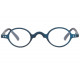 Petites Lunettes de Lecture Rondes Bleues Vintage Cirkly Lunettes Loupes New Time