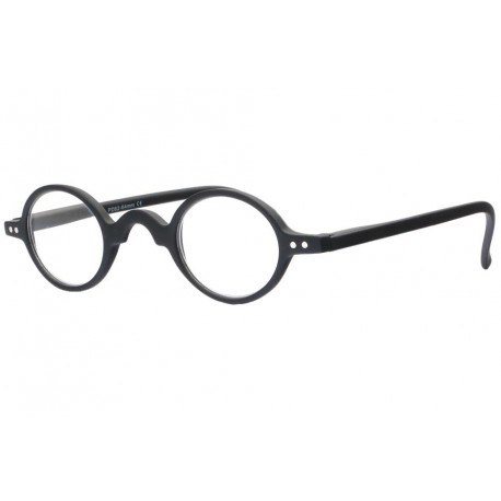 Petites Lunettes de Lecture Rondes Noires Vintage Cirkly Lunettes Loupes New Time