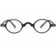 Petites Lunettes de Lecture Rondes Noires Vintage Cirkly Lunettes Loupes New Time