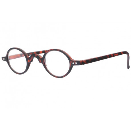 Petites Lunettes de Lecture Rondes Marron Ecailles Mat Vintage Cirkly Lunettes Loupes New Time