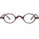 Petites Lunettes de Lecture Rondes Marron Ecailles Mat Vintage Cirkly Lunettes Loupes New Time