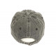 Casquette NY Gris Fonce Retro Coton Denim Surpiqures Baseball Vintage Broyd CASQUETTES Léon montane