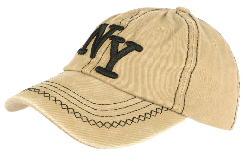 Casquette baseball Noire rétro, Casquette vintage en coton livré 48h
