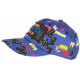 Casquette El Patron Bleue et Rouge Medellin Rey Streetwear Baseball Colombia CASQUETTES SKR