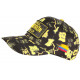 Casquette El Patron Jaune et Noire Medellin Fashion Streetwear Baseball Colombia CASQUETTES SKR