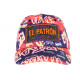 Casquette El Patron Orange et Violette Strass Streetwear Colombia Medellin Baseball CASQUETTES SKR