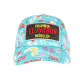 Casquette El Patron Bleu Turquoise et Strass Streetwear Colombia Medellin Baseball CASQUETTES SKR