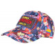 Casquette El Patron Bleu et Rouge Strass Streetwear Colombia Medellin Baseball CASQUETTES SKR