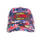 Casquette El Patron Bleu et Rouge Strass Streetwear Colombia Medellin Baseball CASQUETTES SKR