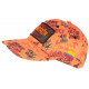 Casquette El Patron Orange et Noire Strass Streetwear Colombia Medellin Baseball CASQUETTES SKR