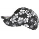 Casquette Enfant Noire Fleurs Blanches NY Baseball Phuket de 7 a 12 ans ANCIENNES COLLECTIONS divers