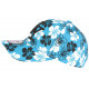 Casquette NY Bleue a Fleurs Blanches Fashion Baseball Phuket ANCIENNES COLLECTIONS divers