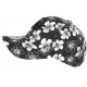 Casquette NY noire a Fleurs Blanches Exotiques Baseball Phuket ANCIENNES COLLECTIONS divers