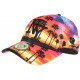 Casquette Enfant Orange et Bleu Palmiers Fashion Baseball NY Sunset 7 a 12 ans ANCIENNES COLLECTIONS divers