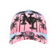 Casquette Enfant Rose et Bleue Print Palmiers Fashion Baseball NY Sunset 7 a 12 ans Casquette Enfant Hip Hop Honour