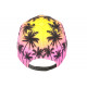 Casquette Enfant Rose et Jaune Design Tropical Baseball NY Sunset 7 a 12 ans Casquette Enfant Hip Hop Honour