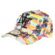 Casquette Enfant Bleue et Jaune Tropical Day NY Baseball de 7 a 12 ans ANCIENNES COLLECTIONS divers