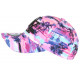 Casquette Enfant Violette et Bleue Tropical Day NY Baseball de 7 a 12 ans ANCIENNES COLLECTIONS divers