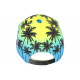 Casquette NY Bleue et Jaune Fashion Tropical Sunrise Baseball CASQUETTES Hip Hop Honour