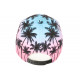 Casquette NY Rose et Bleue Tropical Fashion Sunset Baseball CASQUETTES Hip Hop Honour