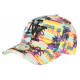 Casquette NY Bleue et Jaune Fashion Tropical Day Baseball ANCIENNES COLLECTIONS divers