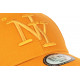 Casquette NY Orange Broderie Relief Tendance Visiere Baseball Stazky CASQUETTES Hip Hop Honour