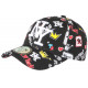 Casquette Enfant NY Noire et Jaune Fashion Baseball Crown de 7 a 11 ans ANCIENNES COLLECTIONS divers